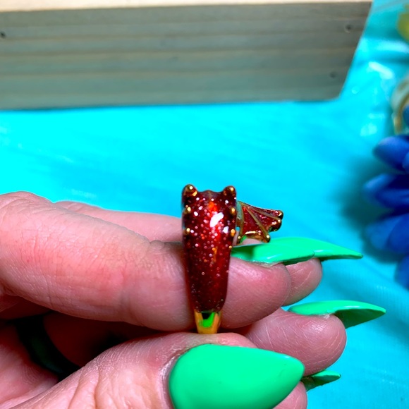 💍Adjustable red dragon ring 💍 - Picture 2 of 4